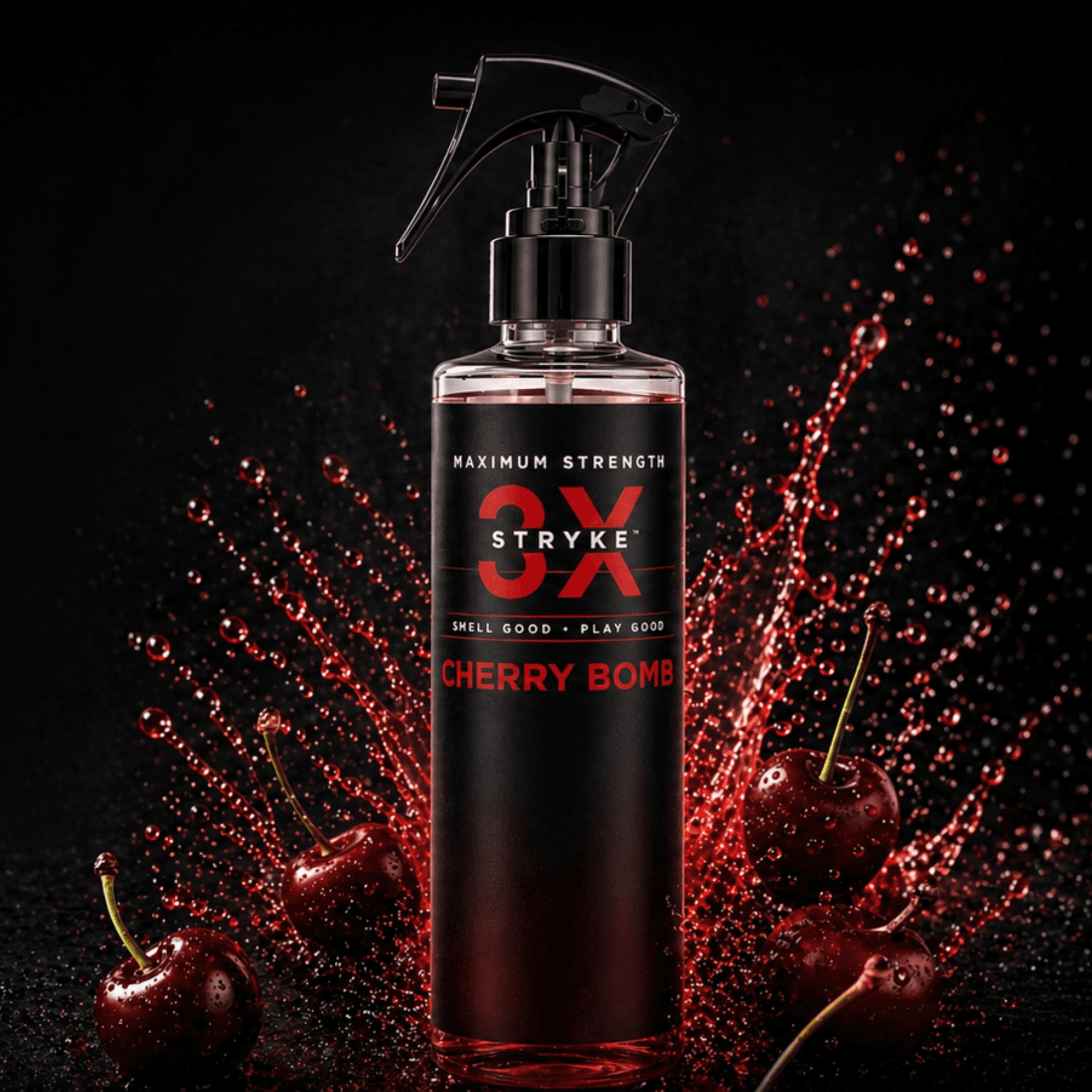 STRYKE 3X triple-action odour control bottle